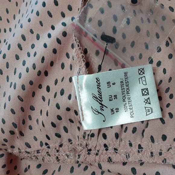 Influence women's classic dress size 6 US size 10 UK round neck short sleeve - Picture 5 of 6